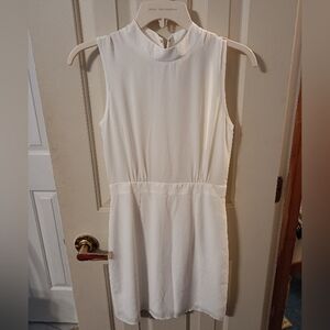 ASOS Chic Cream Sleeveless Mini Dress